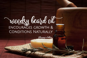 Make this Woodsy DIY Beard Oil recipe to promote growth and condition beards naturally with essential oils. This makes a great DIY gift for men because he will smell like a lumber jack and grow the best beard- Husband approved! Natural skin care and personal care products are for guys too! #seasonalskincare #winterskincare #nontoxicskincare #naturalskincare #beardoil #diyskincare #diybeardoil #essentialoils #movember #noshavenovember